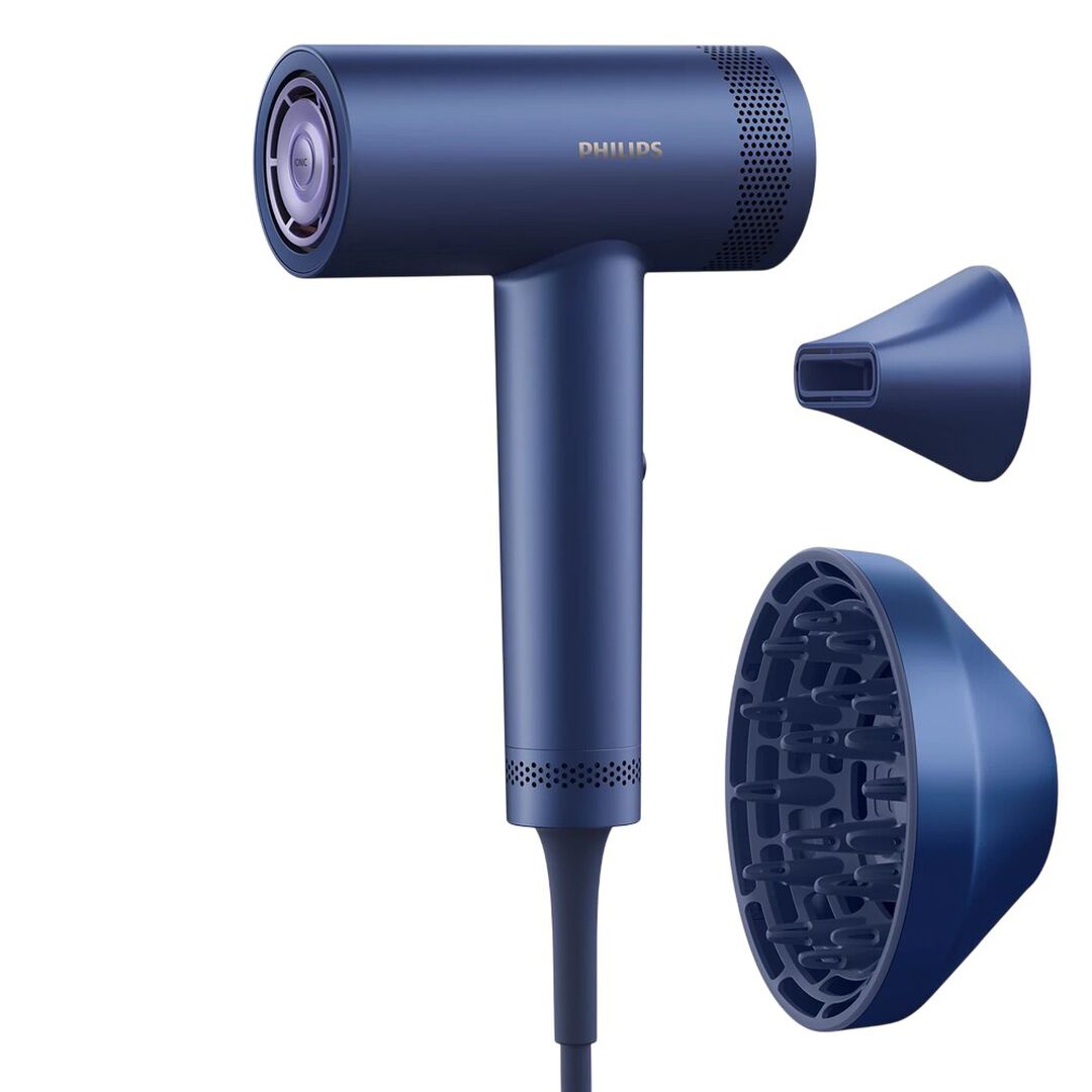 El secador iónico de alta velocidad más compacto, diseñado para proteger el cabello del calor con sensores de temperatura ThermoShield Advanced