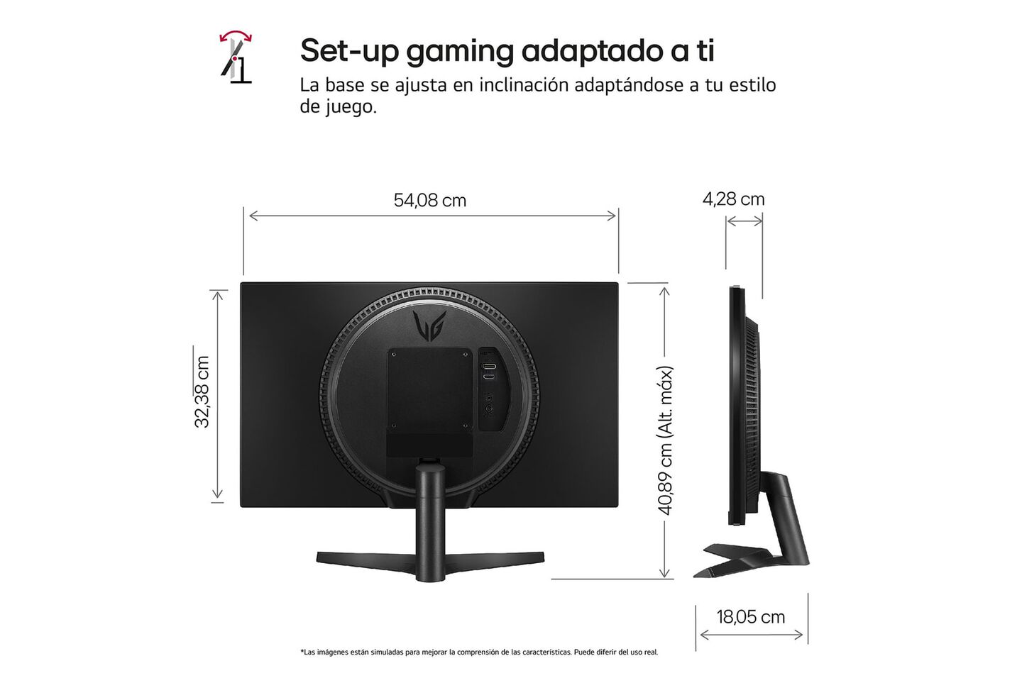 Monitor Gaming LG UltraGear™ de 24 pulgadas | Full HD de 180Hz IPS con tiempo de respuesta de 1ms (GtG), compatible con G-SYNC® FreeSync™
