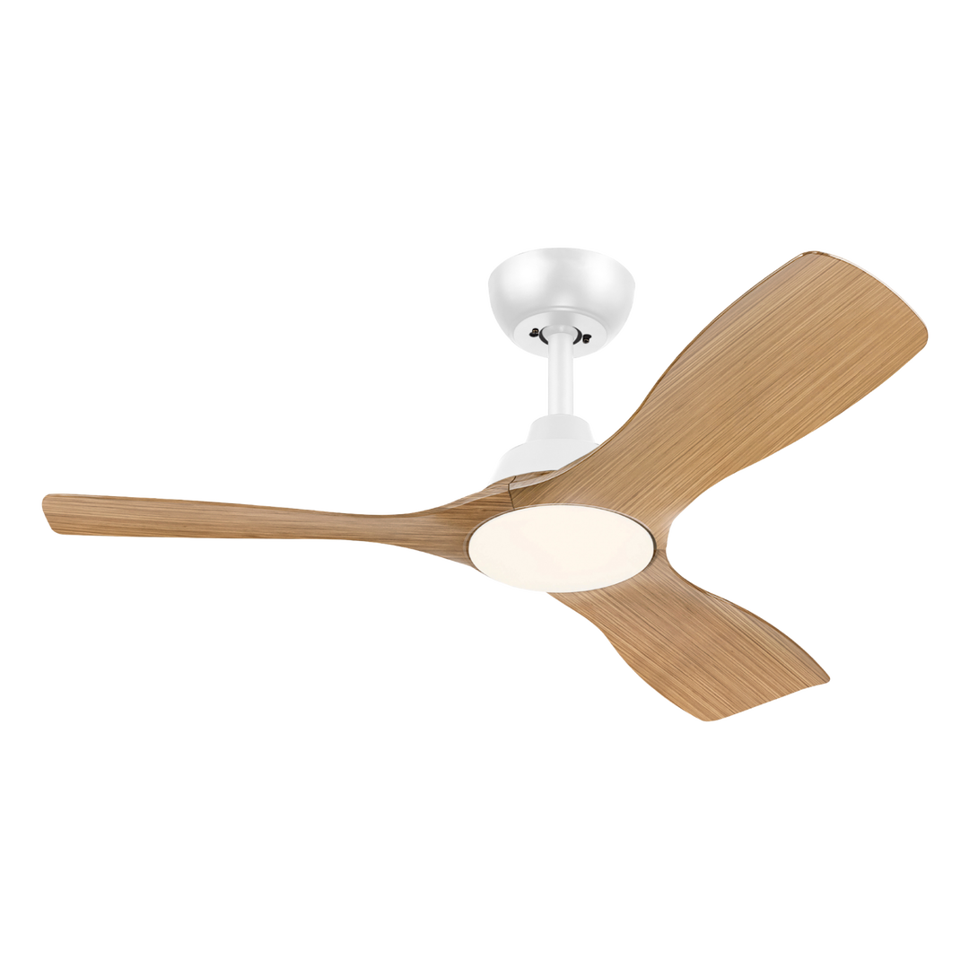 Ventilador de Techo Olas 42&Prime; DC Blanco Madera