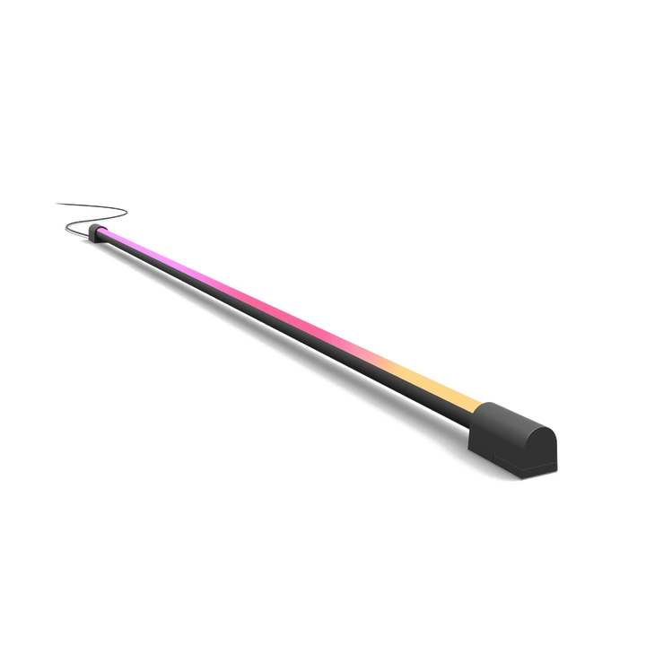 Tubo Led Play L (125cm), Negro, RGB, TVs 40-75"