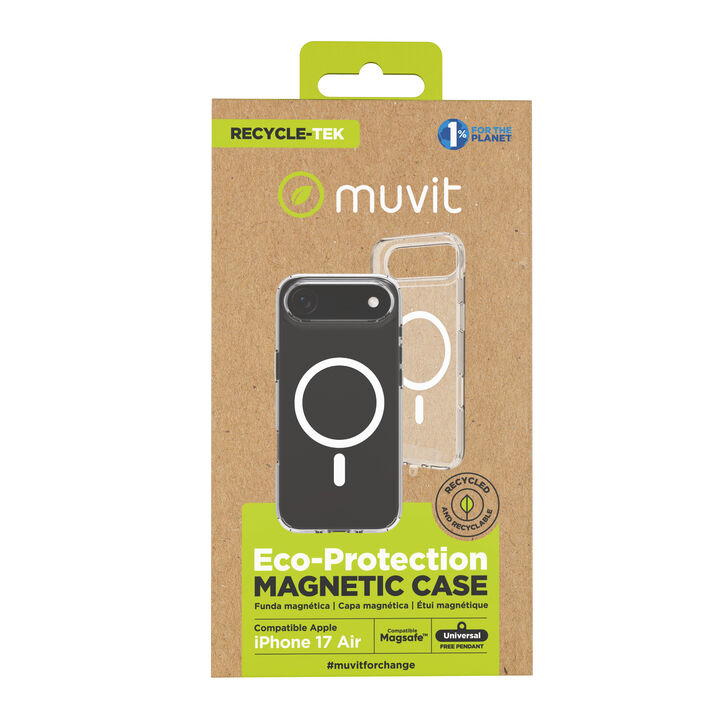 La protección del medio ambiente es, hoy en día, una preocupación en todo momento, junto a la preocupación de proteger nuestro Smartphone. Con las fundas recycletek de muvit for change, proponemos una gama de fundas reciclables, fabricadas con materiales reciclados. Una manera responsable de proteger nuestro smartphone. Porque contribuir en la lucha contra la contaminación y proteger nuestro ecosistema, debe formar parte de nuestros gestos cotidianos.