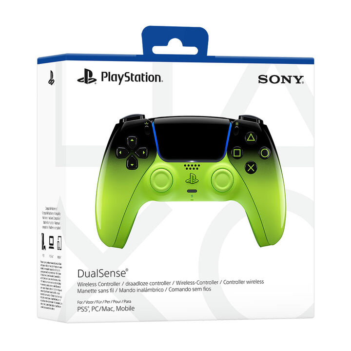 Mando inal&aacute;mbrico DualSense Remix Green PS5