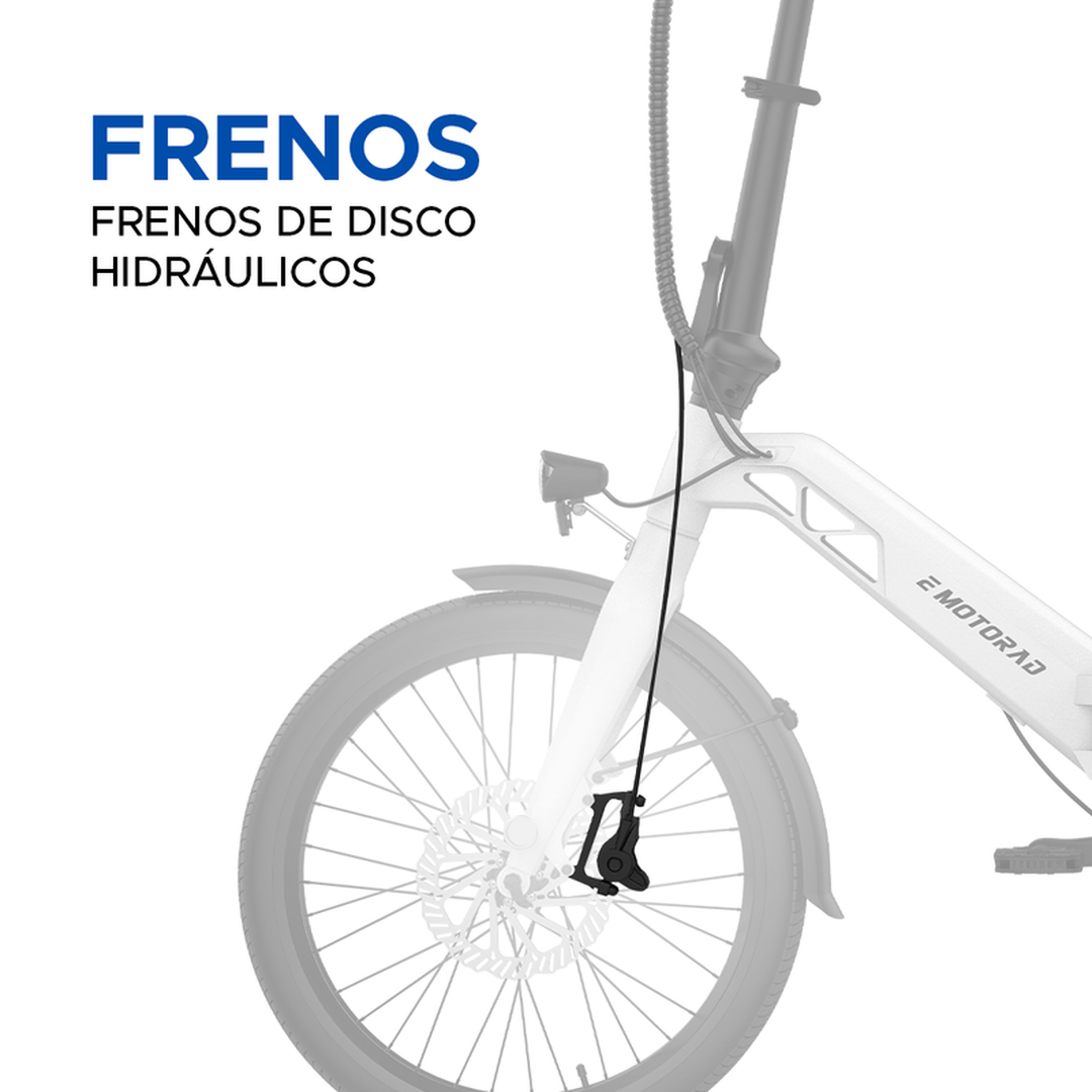 Bicicleta el&eacute;ctrica ciudad 20" V1 Grey