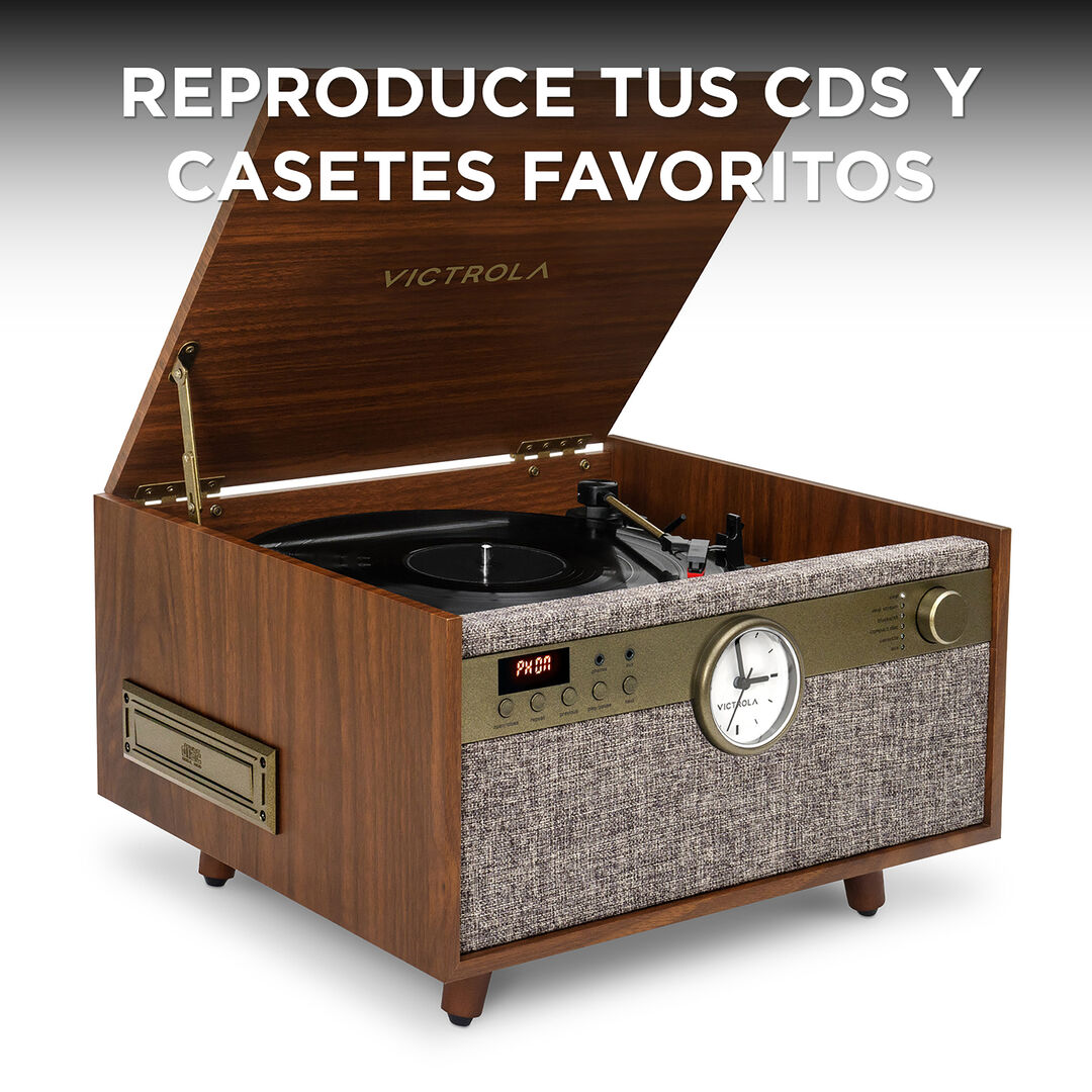 Tocadiscos Century con reloj