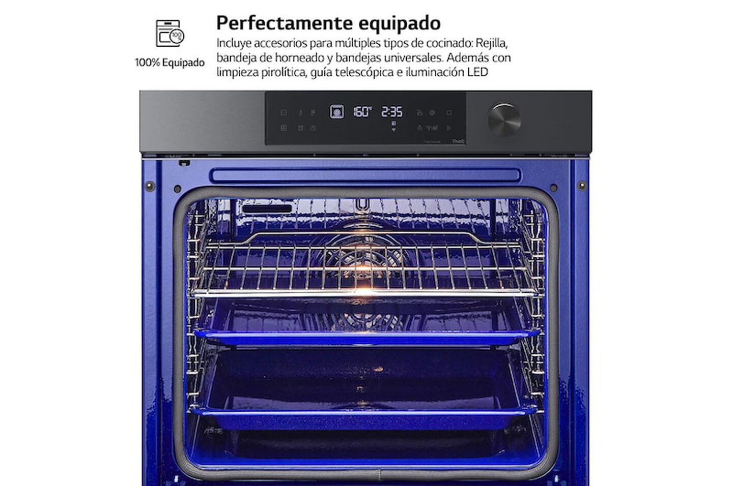 Horno WS7D7632WB 76 L Negro
