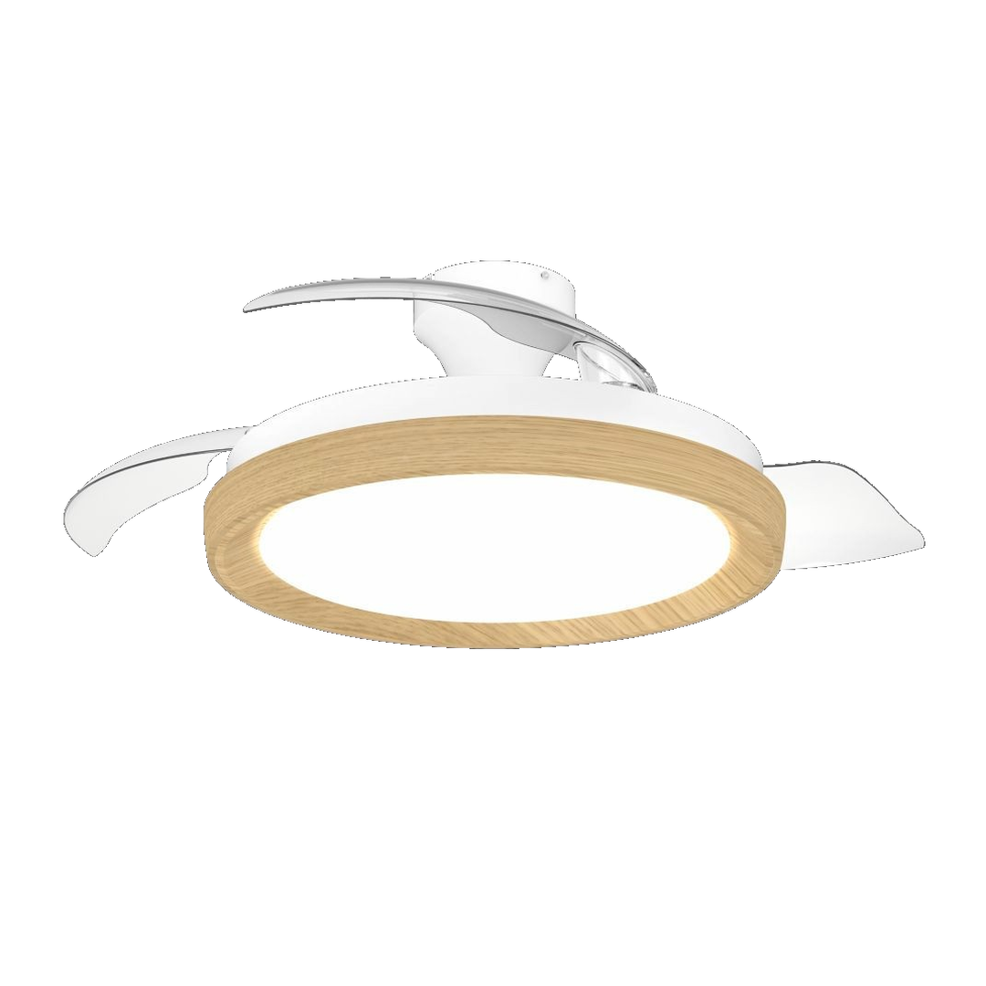 Ventilador Plegable de Techo Bliss 2026 DC Madera