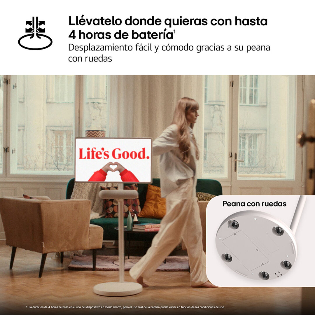 Smart TV 27" QHD Port&aacute;til 27LX6TDGA