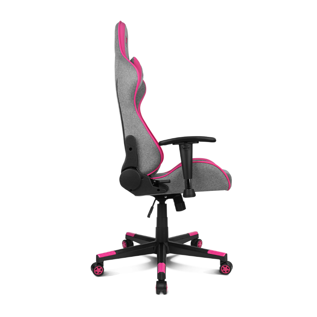 Silla Gaming  DR90 Pro Gris/Rosa Tela
