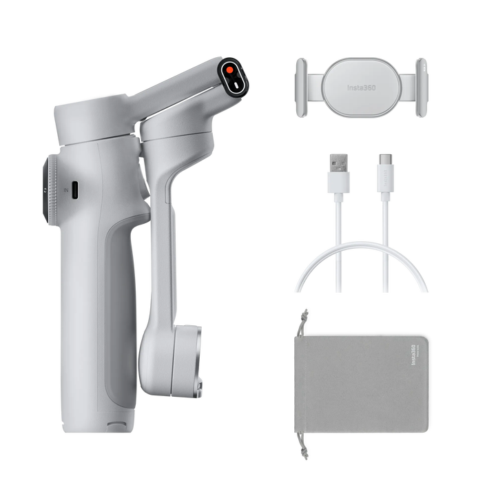 El Insta360 Flow 2 es un estabilizador de card&aacute;n (gimbal) profesional de 3 ejes dise&ntilde;ado para transformar tu smartphone en una c&aacute;mara de video estable y con seguimiento inteligente. Destaca por su dise&ntilde;o plegable, su r&aacute;pido despliegue y el avanzado seguimiento asistido por IA (Deep Track 4.0).