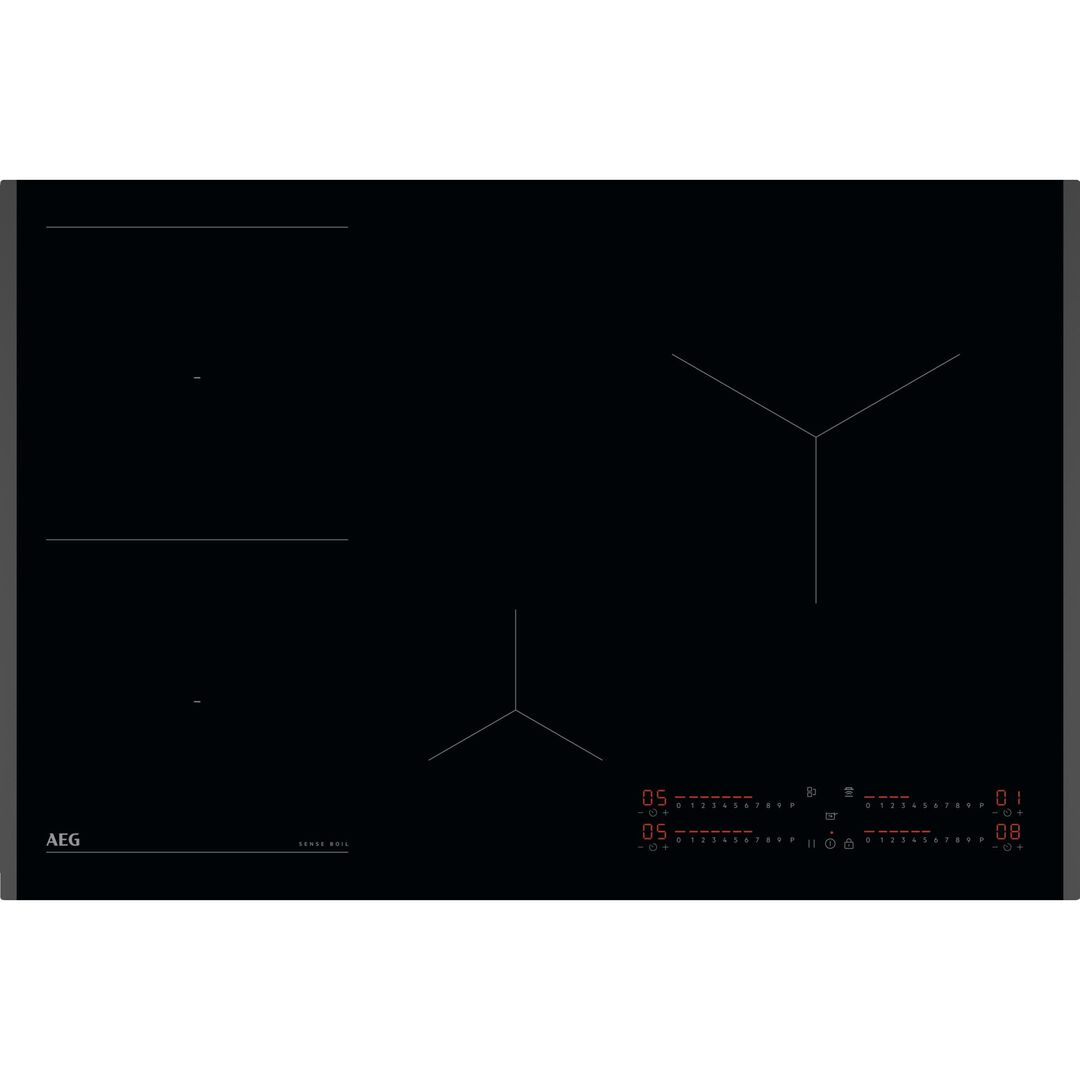 Placa de inducci&oacute;n AEG V84IIB10FB de 4 zonas y 80 cm