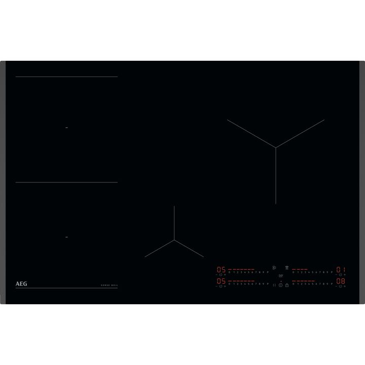 Placa de inducci&oacute;n AEG V84IIB10FB de 4 zonas y 80 cm