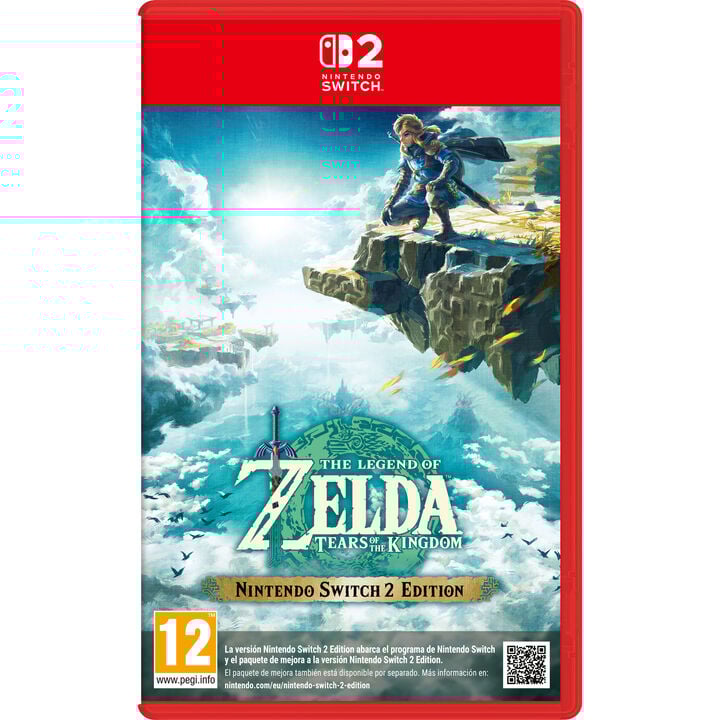 ZELDA TEARS OF THE KINGDOM NINTENDO SWITCH 2 EDITION JUEGO FÍSICO PARA NINTENDO SWITCH 2 VERSIÓN ESPAÑOLA GARANTÍA EU WARRANTY
IDIOMAS:
Una épica aventura, mejorada para Nintendo Switch 2
Características de la versión Nintendo Switch 2 Edition:
The Legend of Zelda: Tears of the Kingdom
Resolución mejorada, texturas optimizadas y compatibilidad con el alto rango dinámico (HDR)
Mayor fluidez en la frecuencia de imágenes
Tiempos de carga más rápidos
Una ranura de guardado adicional
Acceso a ZELDA NOTES mediante la aplicación Nintendo Switch App para dispositivos inteligentes compatibles.
***Solamente se puede jugar a The Legend of Zelda: Tears of the Kindgom – Nintendo Switch 2 Edition en Nintendo Switch 2. Si ya tienes una copia de The Legend of Zelda: Tears of the Kindgom para Nintendo Switch, puedes comprar el paquete de mejora para jugar a la versión Nintendo Switch 2 Edition.