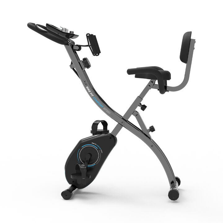 Bicicleta est&aacute;tica plegable respaldo APP Fit BF250. 7 niveles de ajuste de asiento para regularlo seg&uacute;n la necesidad. Dise&ntilde;ado en material resistente y cuenta con acolchado ergon&oacute;mico que se adapta perfectamente a la forma de tu cuerpo.