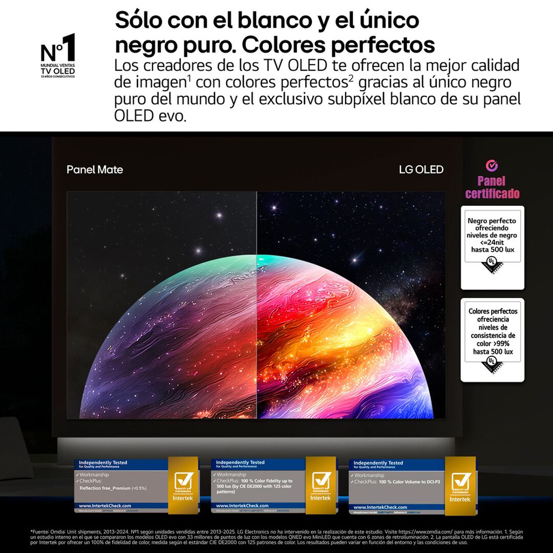 Smart TV OLED evo AI 48 pulgadas 4K OLED48C6E