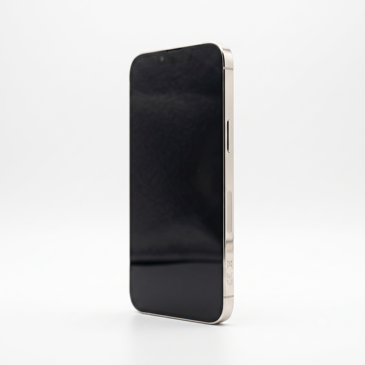 iPhone 15 Pro Max reacondicionado de 256 GB, acabado titanio blanco. Grado A+.