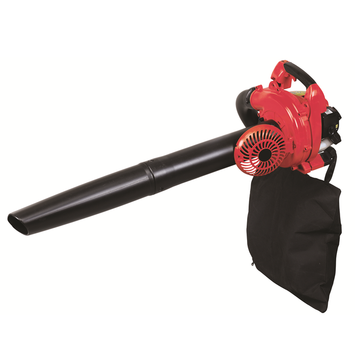 Soplador / Aspirador / Triturador para ramas, hojas y desperdicios de jard&iacute;n, con un potente motor a gasolina de 0.7 Kw