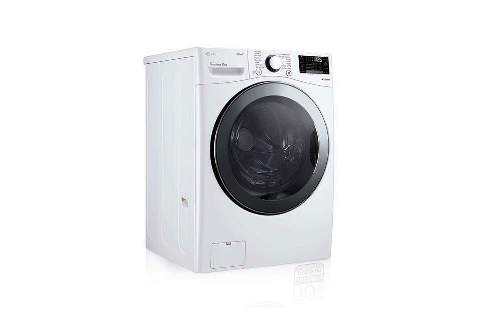 Lavadora LG 17 kg con Inverter Direct Drive, Steam y fondo 77 cm