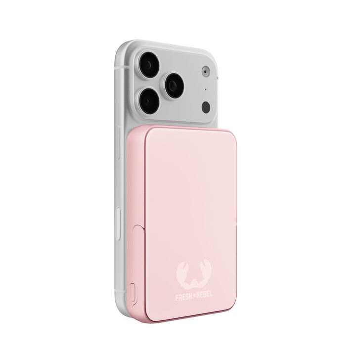 La Fresh n Rebel Magnetic Wireless Powerbank de 10.000 mAh es una bater&iacute;a externa compacta y ligera con carga inal&aacute;mbrica magn&eacute;tica de hasta 15W. Compatible con MagSafe y Qi2, permite cargar el m&oacute;vil sin cables y ofrece carga r&aacute;pida por USB-C de hasta 20W, ideal para llevar energ&iacute;a extra a cualquier parte.