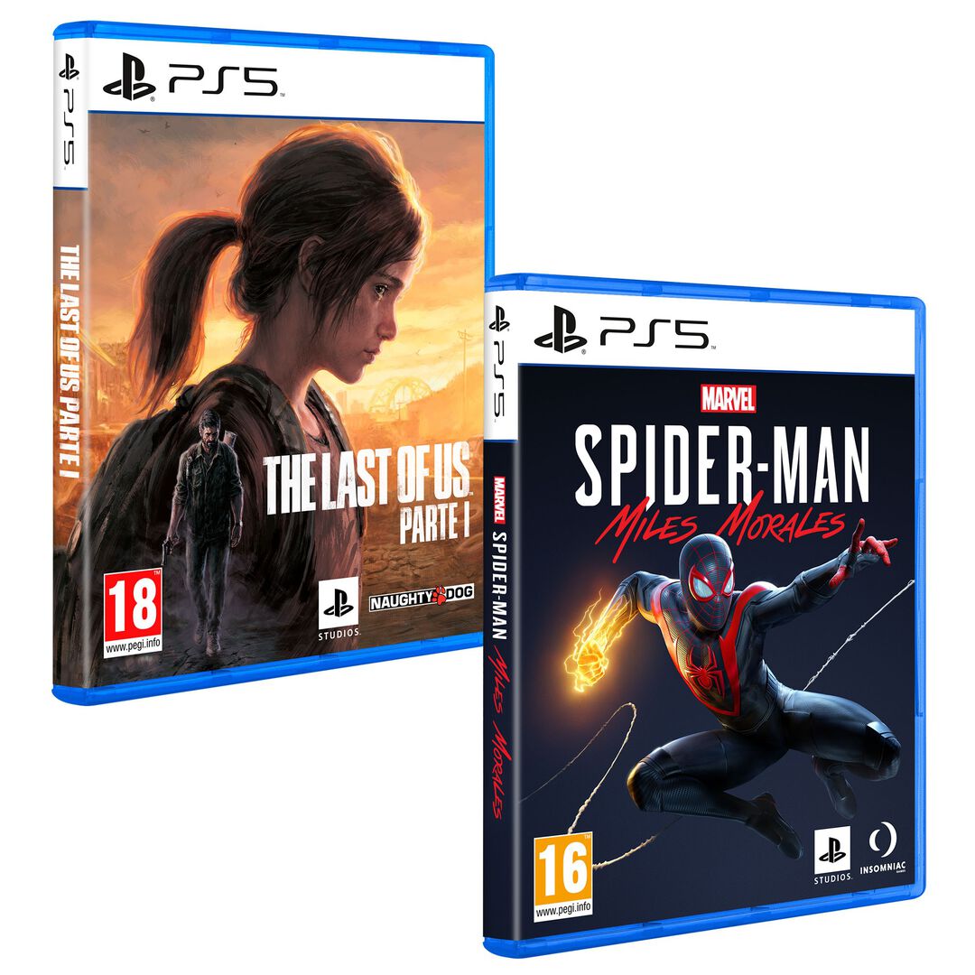 Pack The Last of Us Part I+Spider-Man Morales PS5