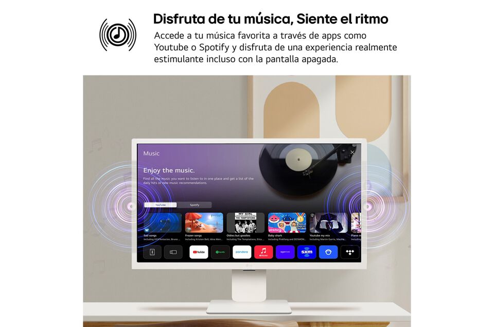 Monitor LG Smart 32'' Full HD IPS Todo en Uno para Transmisión con webOS y Altavoces inte