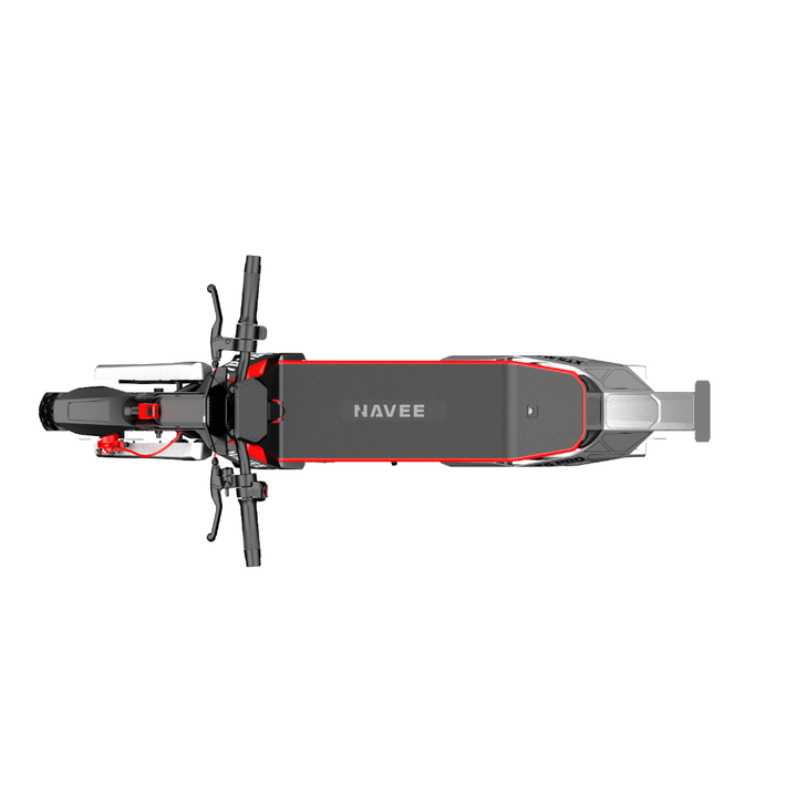 <p>La NAVEE XT5 PRO est&aacute; dise&ntilde;ada para ciclistas que exigen potencia, comodidad y fiabilidad. Su n&uacute;cleo es un motor trasero sin escobillas de 700 W, que proporciona hasta 2200 W de potencia m&aacute;xima y velocidades de hasta 45 km/h, mientras conquista pendientes de 24&deg;. Una bater&iacute;a de 48 V y 12,75 Ah garantiza una autonom&iacute;a de hasta 75 km, ampliable a 110 km con una bater&iacute;a externa enchufable. La carga es r&aacute;pida, s&oacute;lo 5 horas, o 2,5 horas con un cargador r&aacute;pido. La estabilidad proviene de los neum&aacute;ticos h&iacute;bridos sin c&aacute;mara de aire de 12 pulgadas montados en ruedas modulares, apoyados por una avanzada suspensi&oacute;n de doble muelle con 60 mm de recorrido. La frenada est&aacute; asegurada por frenos de disco dobles de 120 mm con asistencia EABS. Un c&oacute;modo asiento opcional y un robusto chasis completan este vers&aacute;til scooter.</p>