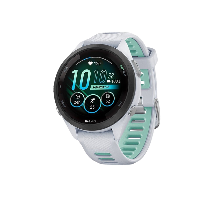 Entrena de maravilla con la serie Forerunner&reg; 265 de Garmin. Con estos relojes inteligentes puedes mejorar tu ritmo, aumentar tu rendimiento y acercarte a tus objetivos personales. Gracias a la brillante pantalla AMOLED de 1,1 o 1,3 pulgadas, as&iacute; como al funcionamiento t&aacute;ctil y con botones, puedes configurar los ajustes de forma intuitiva y r&aacute;pida. Caracter&iacute;sticas innovadoras de entrenamiento, como la preparaci&oacute;n para entrenar, te dan informaci&oacute;n sobre si est&aacute;s listo para tu pr&oacute;xima sesi&oacute;n de entrenamiento seg&uacute;n el estado del entrenamiento, el tiempo de recuperaci&oacute;n y la variabilidad de la frecuencia card&iacute;aca.