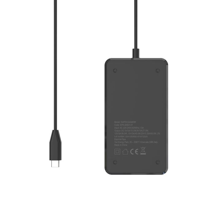 Cargador GAN USB-C para port&aacute;til - 65W