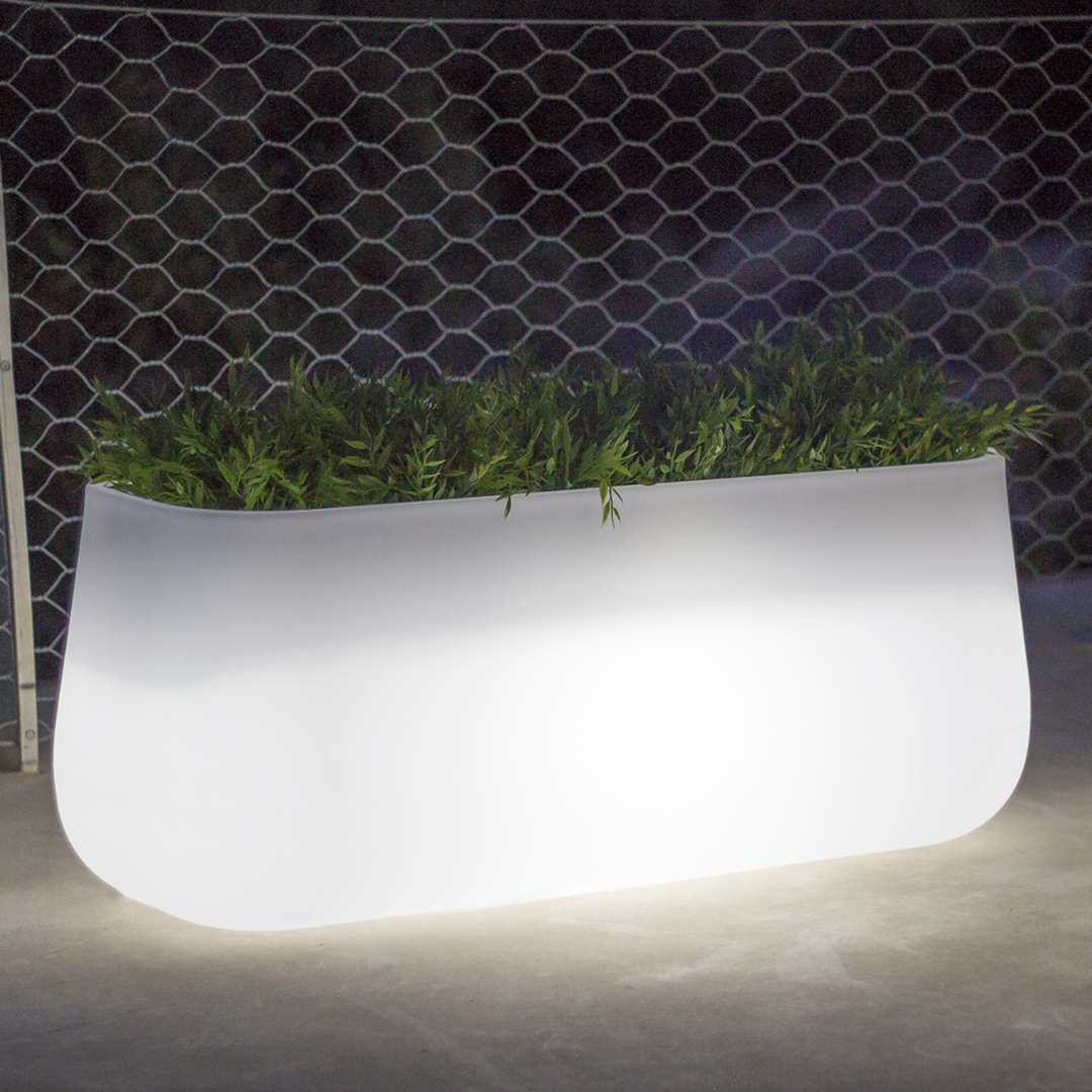 Jardinera Camelia large Solar + Bater&iacute;a Luz RGBWW