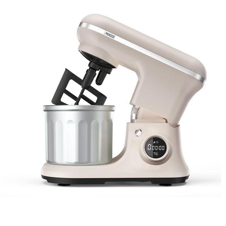 ¿Eres un verdadero entusiasta de la repostería? ¡Entonces la máquina de cocina y helados 2-en-1 de Princess es perfecta para ti! Amasa la masa para hacer pan fresco, mezcla la masa para los pasteles más deliciosos o coloca el bol para helados en tu batidora y crea el helado más sabroso en un instante. En resumen, este versátil electrodoméstico es tu compañero ideal en la cocina.
