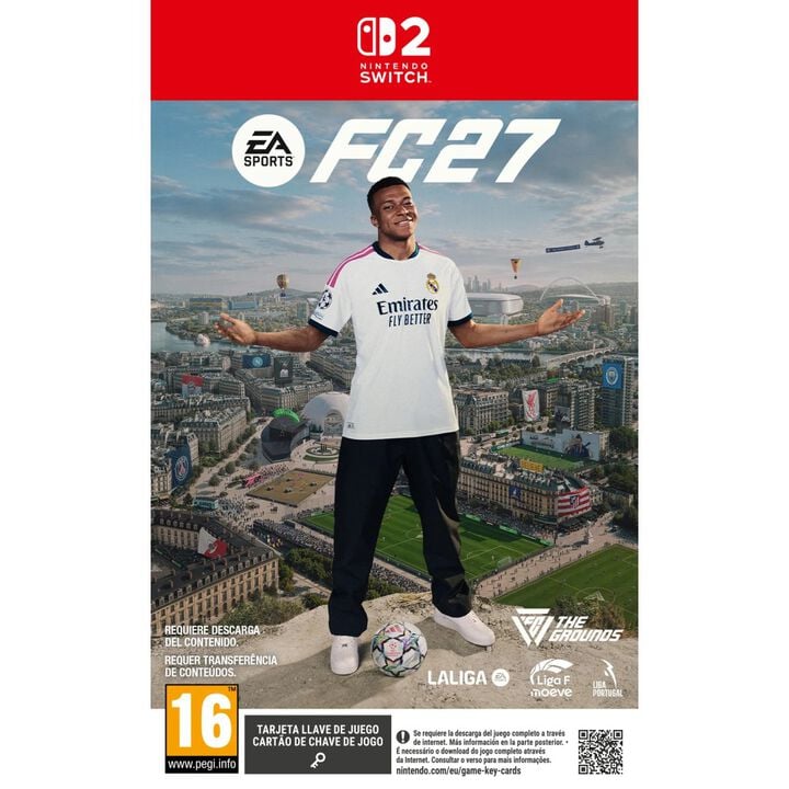 EA SPORTS FC27 PARA NINTENDO SWITCH 2 TARJETA LLAVE JUEGO VERSI&Oacute;N ESPA&Ntilde;OLA