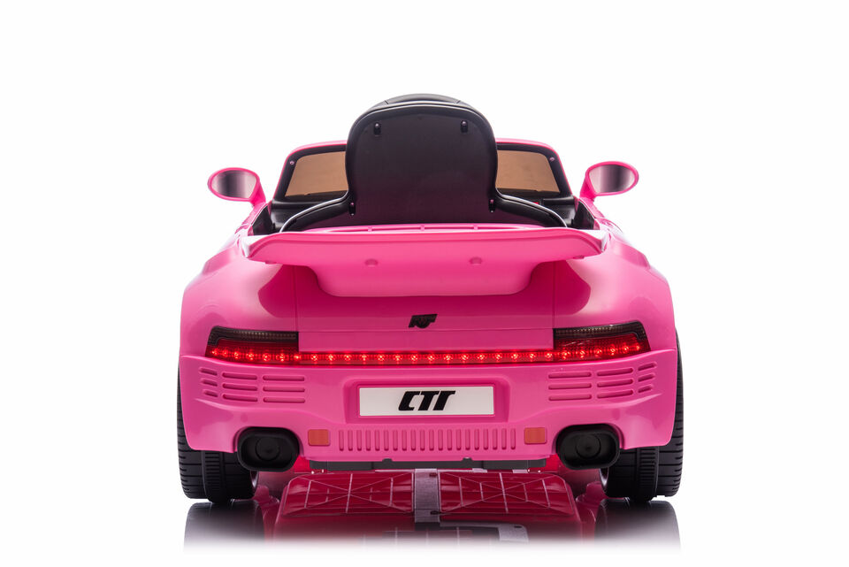 Porsche coche el&eacute;ctrico infantil rosa