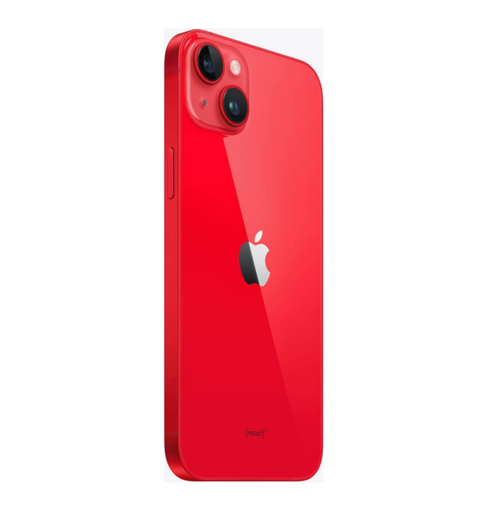iPhone 14 reacondicionado Premium A+ de 256 GB, acabado rojo.
