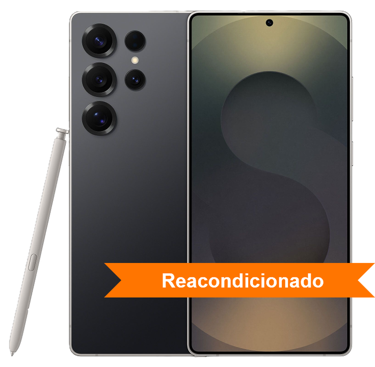 <h2>Samsung Galaxy S25 Ultra 256 GB Reacondicionado &ndash; Estado Premium A+</h2>

<p>El <strong>Samsung Galaxy S25 Ultra de 256 GB Reacondicionado en Estado Premium A+</strong> representa la m&aacute;xima excelencia tecnol&oacute;gica y fotogr&aacute;fica disponible a un precio competitivo. Este dispositivo ha sido sometido a un riguroso proceso de inspecci&oacute;n, pruebas t&eacute;cnicas y limpieza para garantizar un perfecto funcionamiento operativo del dispositivo (incluyendo el l&aacute;piz t&aacute;ctil S Pen integrado).</p>

<p>✨ <strong>Grado Est&eacute;tico Premium (A+):</strong> Dispositivos con muy poco uso y mantenidos en las mejores condiciones, con m&iacute;nimos desperfectos muy poco visibles a simple vista en pantalla, carcasa lateral y trasera, c&aacute;maras o botones.</p>

<ul>
  <li>⚙️ <strong>Revisi&oacute;n por</strong> expertos en + de 80 puntos</li>
  <li>🛡️ <strong>Reacondicionados con</strong> componentes originales</li>
  <li>🔋 <strong>Al menos</strong> un 85% de la capacidad de su bater&iacute;a</li>
  <li>📆 <strong>30 d&iacute;as</strong> de prueba</li>
  <li>💳 <strong>Pago en</strong> 24 meses, sin intereses</li>
  <li>✅ <strong>Garant&iacute;a del</strong> proveedor de 36 meses
    <br><em>*Nota sobre la resistencia al agua: Al ser un producto reacondicionado, no se garantiza la estanqueidad ni la resistencia al agua originales.</em></li>
</ul>

<h3>&iquest;Qu&eacute; incluye el paquete?</h3>
<p>Para reducir el impacto ambiental, el producto se presenta en un embalaje sostenible y optimizado:</p>
<ul>
  <li>1x Samsung Galaxy S25 Ultra 256 GB (Color: Negro - incluye S Pen)</li>
  <li>1x Cable de carga compatible</li>
  <li>1x Herramienta de extracci&oacute;n de tarjeta SIM</li>
  <li><em>Nota: El producto se env&iacute;a en una caja de cart&oacute;n gen&eacute;rica. No se incluyen auriculares, adaptador de corriente de pared ni tarjeta SIM.</em></li>
</ul>