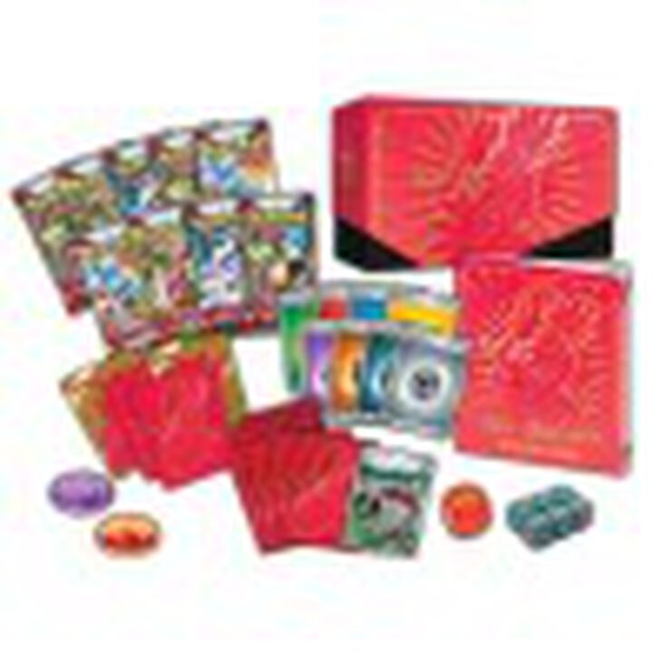 POKEMON CAJA DE ENTRENADOR ELITE SV1 ESCARLATA Y PURPURA KORAIDON ESCARLATA JCC POKEMON ESPA&Ntilde;OL JUEGO DE CARTAS COLECCIONABLES
&iexcl;Emb&aacute;rcate en un viaje por la regi&oacute;n de Paldea con la expansi&oacute;n Escarlata y P&uacute;rpura del Juego de Cartas Coleccionables Pok&eacute;mon! Esta Caja de Entrenador &Eacute;lite har&aacute; que comiences tu colecci&oacute;n de Escarlata y P&uacute;rpura a lo grande con montones de cartas y &uacute;tiles accesorios. Hay dos versiones para elegir: una con Koraidon y una con Miraidon.
Dentro de la caja encontrar&aacute;s nueve paquetes de mejora de la expansi&oacute;n junto con una preciosa carta hologr&aacute;fica de promoci&oacute;n con ilustraci&oacute;n expandida de Koraidon o Miraidon. Para proteger tus cartas, tambi&eacute;n obtendr&aacute;s 65 fundas para cartas con el Pok&eacute;mon legendario que hayas escogido. La selecci&oacute;n de cartas de Energ&iacute;a, dados y marcadores de condici&oacute;n te permiten llegar al combate con estilo, adem&aacute;s de poder guardar todo en la robusta caja de coleccionista. Dale un toque del poder de Paldea a tu baraja con la Caja de Entrenador &Eacute;lite de Escarlata y P&uacute;rpura de JCC Pok&eacute;mon.
La Caja de Entrenador &Eacute;lite de Escarlata y P&uacute;rpura de JCC Pok&eacute;mon contiene:
9 paquetes de mejora de Escarlata y P&uacute;rpura de JCC Pok&eacute;mon
1 carta hologr&aacute;fica de promoci&oacute;n de ilustraci&oacute;n expandida de Koraidon o Miraidon
65 fundas para cartas de Koraidon o Miraidon
45 cartas de Energ&iacute;a de JCC Pok&eacute;mon
1 gu&iacute;a para jugadores de la expansi&oacute;n Escarlata y P&uacute;rpura
6 dados a modo de contadores de da&ntilde;o
1 dado para lanzamiento de moneda v&aacute;lido para competiciones legales
2 marcadores de condici&oacute;n de pl&aacute;stico
1 caja de coleccionista con 4 divisores para guardarlo todo de forma organizada.
1 carta con c&oacute;digo para el Juego de Cartas Coleccionables Pok&eacute;mon Live
***IMPORTANTE: los sobres de cartas POKEMON no tienen derecho a devoluci&oacute;n.
En los casos de desistimiento, producto defectuoso o devoluci&oacute;n autorizada por parte del vendedor; todo el producto (tanto los sobres y/o caja contenedora) deben devolverse en las mismas condiciones que se enviaron; es decir, con todos los precintos, envoltorios y plasticos intactos y sin abrir.