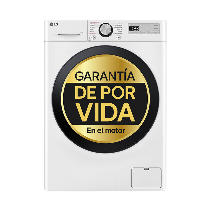 Lavadora LG 11 kg con AI Direct Drive, Steam y TurboWash