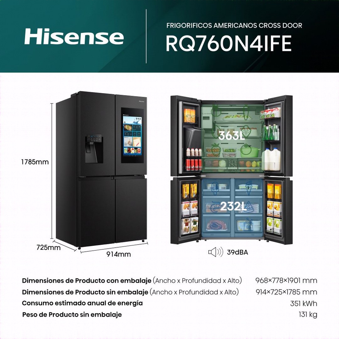 Nevera Hisense RQ760N4IFE