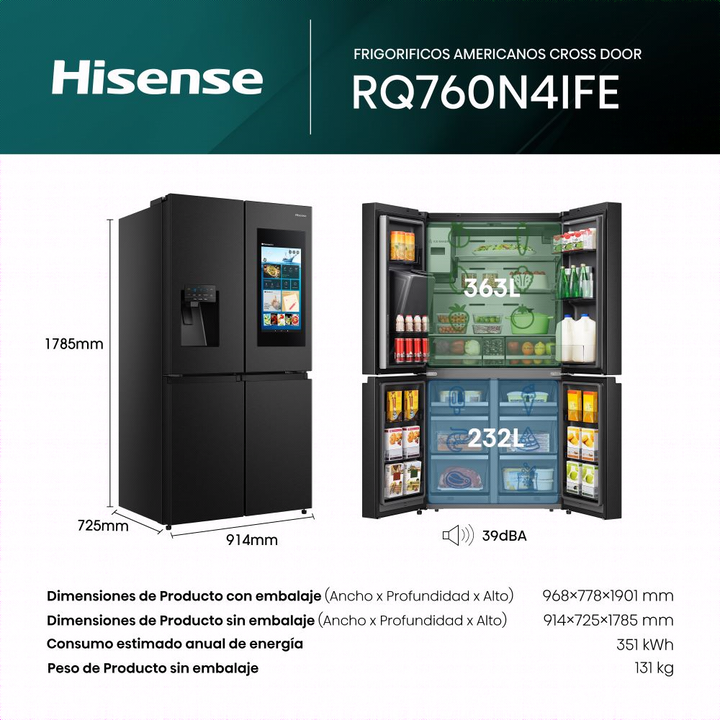 Nevera Hisense RQ760N4IFE