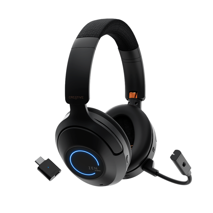 Auriculares inal&aacute;mbricos supra aurales con Bluetooth&reg; audio LE
Transmisor BT-L3 de Audio LE Bluetooth&reg; y micr&oacute;fono Boom