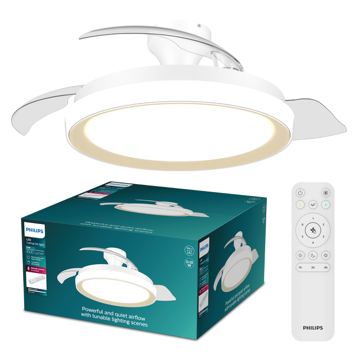 Ventilador de techo modelo Philips Bliss Oro 2026 .