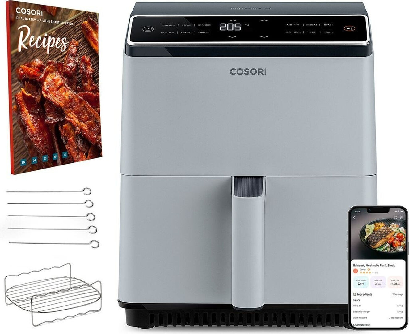 Freidora de Aire Dual Blaze Chef Edition 6.4L