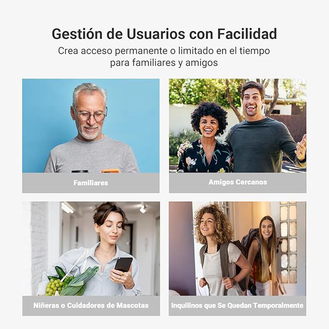Pack de seguridad inteligente para tu hogar. Incluye la cerradura inteligente DL01 Pro, el teclado DL01CP y el hub A3-R200 para un control total y acceso remoto. ¡Protege tu hogar con la ltima tecnología!