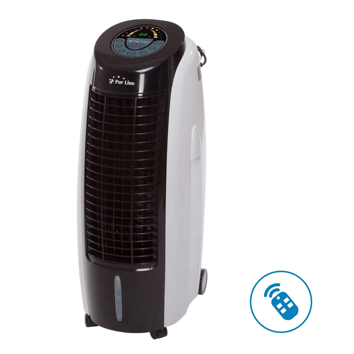 Climatizador evaporativo portatil con 6 velocidades y temporizador