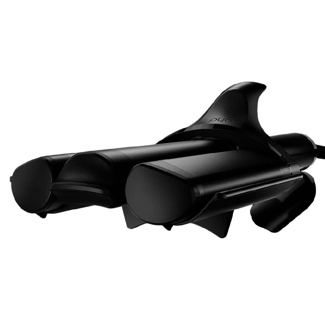 Rizador de pelo con tenacilla triple