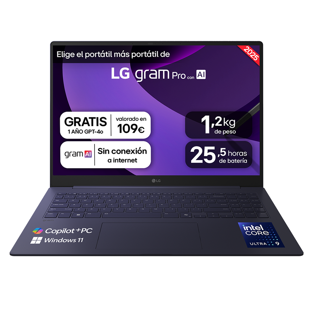 Port&aacute;til 16"  Windows 11 Intel Core Lunar Lake