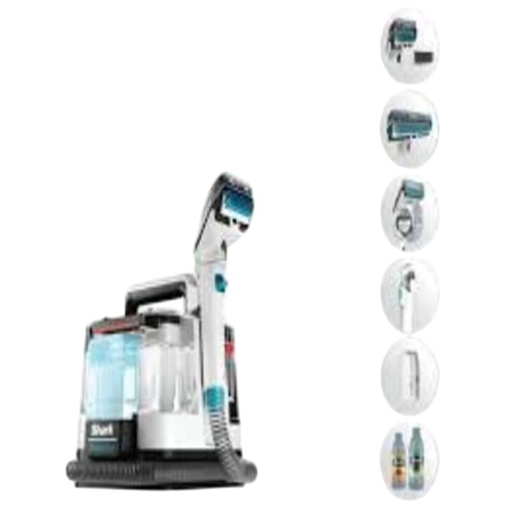 Presentamos Shark StainStriker Pet, el mejor quitamanchas rebelde*. Perfecto para hogares con mascotas.
Dise&ntilde;ado para proporcionar una potente eliminaci&oacute;n de manchas y olores de mascotas en cualquier lugar de su hogar, aborde f&aacute;cilmente salpicaduras y manchas en alfombras y alfombras, escaleras, sof&aacute;s y tapicer&iacute;a, interiores de autom&oacute;viles, camas para mascotas y m&aacute;s con este quitamanchas compacto y potente.
20 veces m&aacute;s resistencia a las manchas**