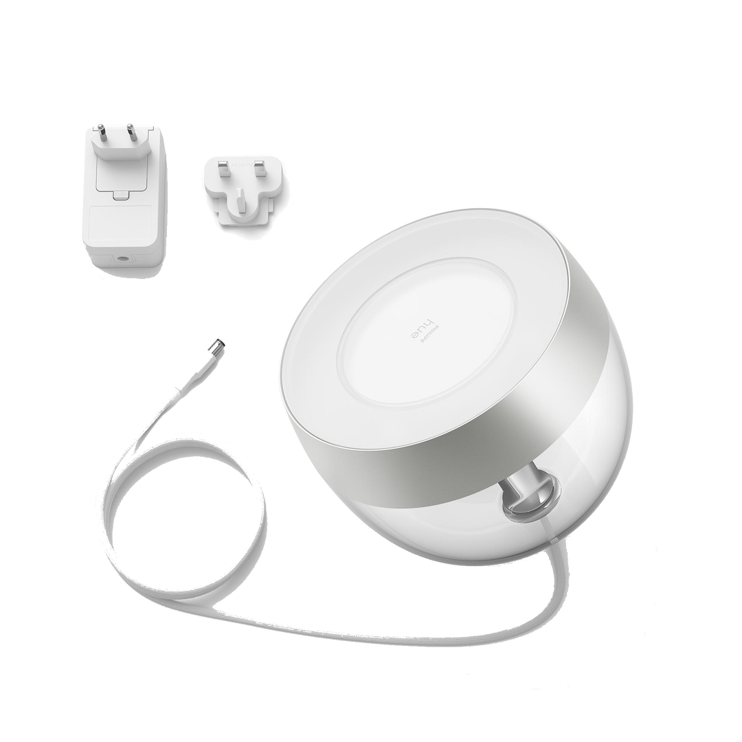 L&aacute;mpara sobremesa Iris plateada edici&oacute;n limitada