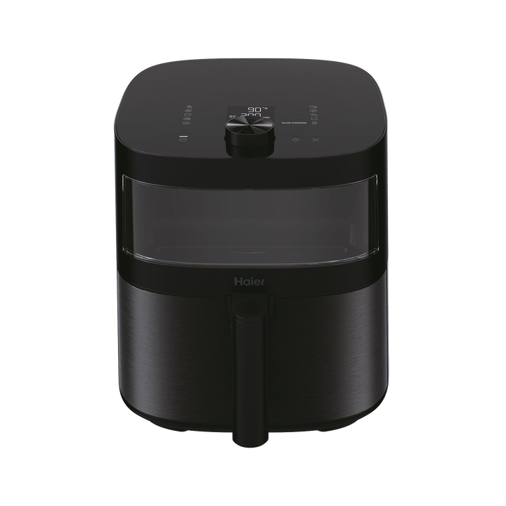 COCINA M&Aacute;S SALUDABLE, CON MAYOR CAPACIDAD Y TOTAL COMODIDAD.
Esta airfryer de libre instalaci&oacute;n est&aacute; dise&ntilde;ada para preparar platos crujientes por fuera y tiernos por dentro utilizando menos aceite, sin renunciar al sabor. Su amplia capacidad y funciones inteligentes la convierten en una gran aliada para el d&iacute;a a d&iacute;a.
Con 7 litros de capacidad y bandeja doble, permite cocinar varias preparaciones al mismo tiempo, optimizando tiempo y energ&iacute;a en cada uso.