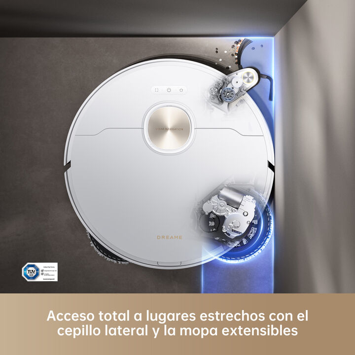 El X40 Ultra (Complete) combina funciones rob&oacute;ticas avanzadas para ofrecer una rutina de limpieza
sencilla. SideReach llega a &aacute;reas normalmente inaccesibles, la tecnolog&iacute;a RoboSwing MopExtend
garantiza un fregado completo y un sensor RGB detecta de forma inteligente el nivel de suciedad. La
superficie de lavado y la mopa con autolimpieza utilizan agua caliente a 70 &deg;C para reducir las manchas,
mientras que una succi&oacute;n l&iacute;der de 12 000 Pa recoge el pelo y la suciedad de las mascotas en menos
pasadas.