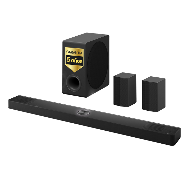 Barra 7.1.3 670 W Dolby Atmos con sub y altavoces traseros inal&aacute;mbricos.