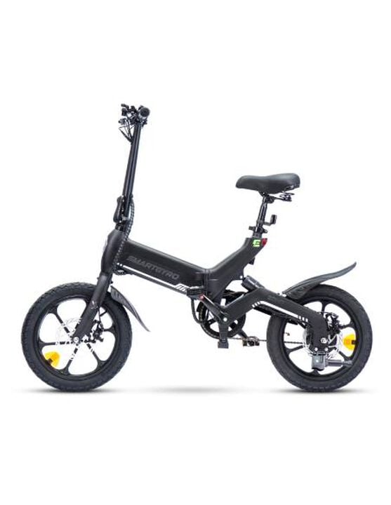 Bicicleta eléctrica de paseo con asistente al pedaleo, motor de 250W 36V, batería de 10Ah, Ruedas de 16", cuadro de aleación de magnesio AM60B y 4 modos de velocidad smartGyro Soho. Bicicleta eléctrica de paseo con asistente al pedaleo, motor de 250W 36V, batería de 10Ah, Ruedas de 16", cuadro de aleación de magnesio AM60B y 4 modos de velocidad smartGyro Soho.
